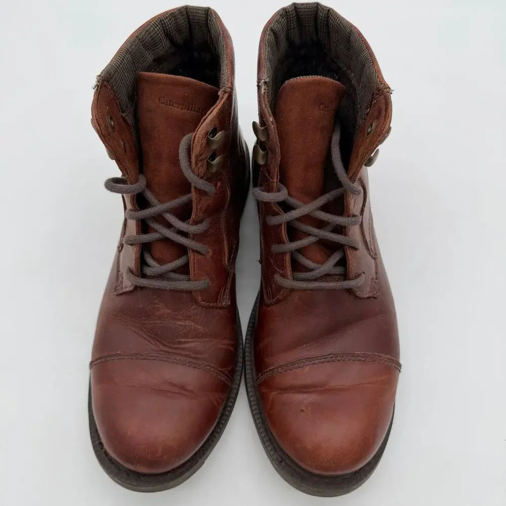 Caterpillar Men's Newfound Full Grain Leather Gorpcore Construction Boots 8.5